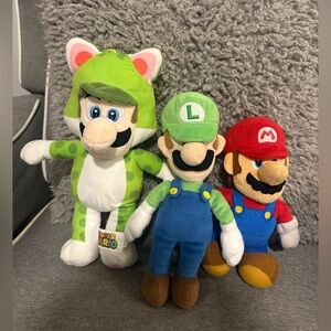 Nintendo Super Mario Plush Trio
